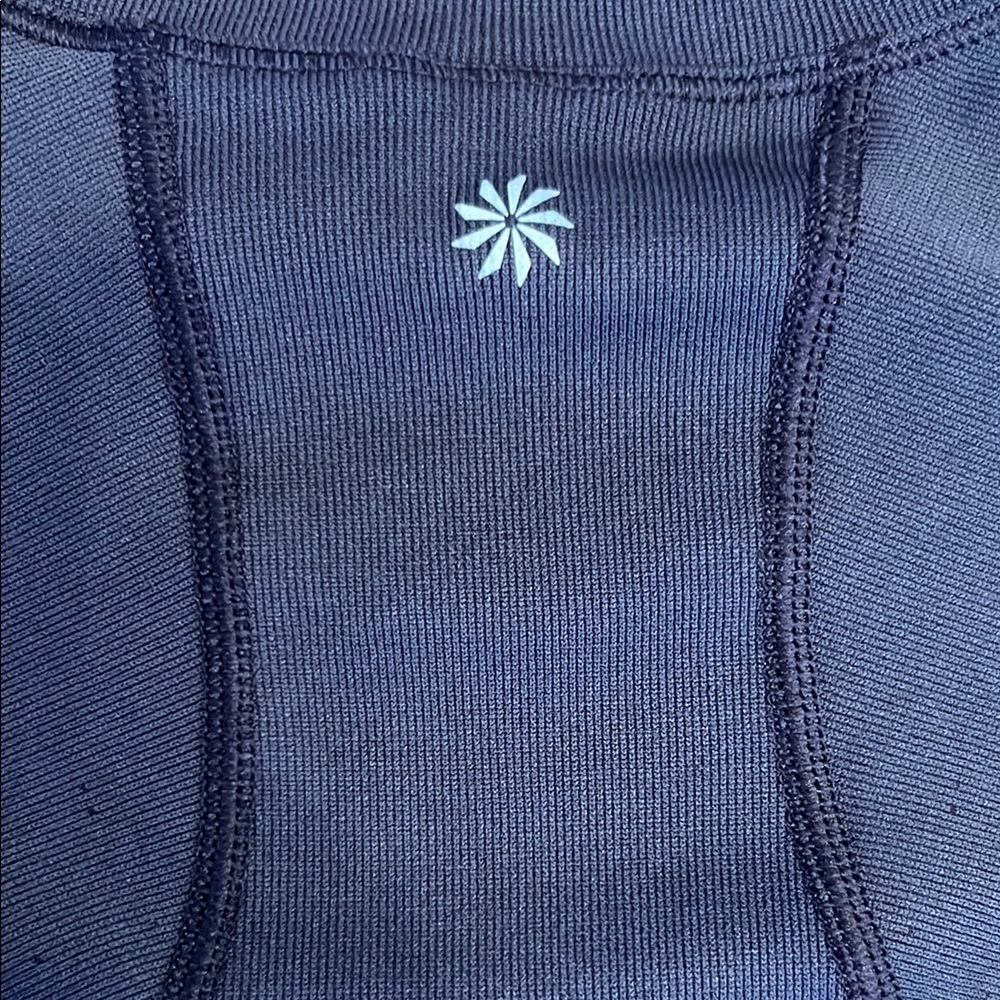 Athleta Momentum Seamless Long Sleeve Shirt purple and gray size XS thumb holes - Picture 7 of 8